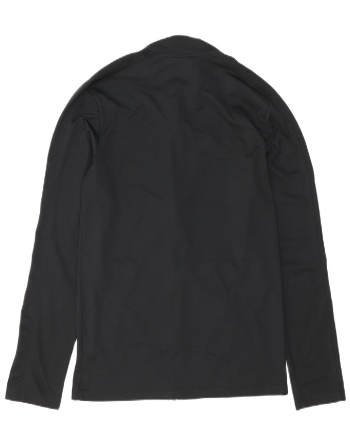 Jachetă de trening Nike Dri Fit Slim Fit pentru bărbați, poliester negru mic