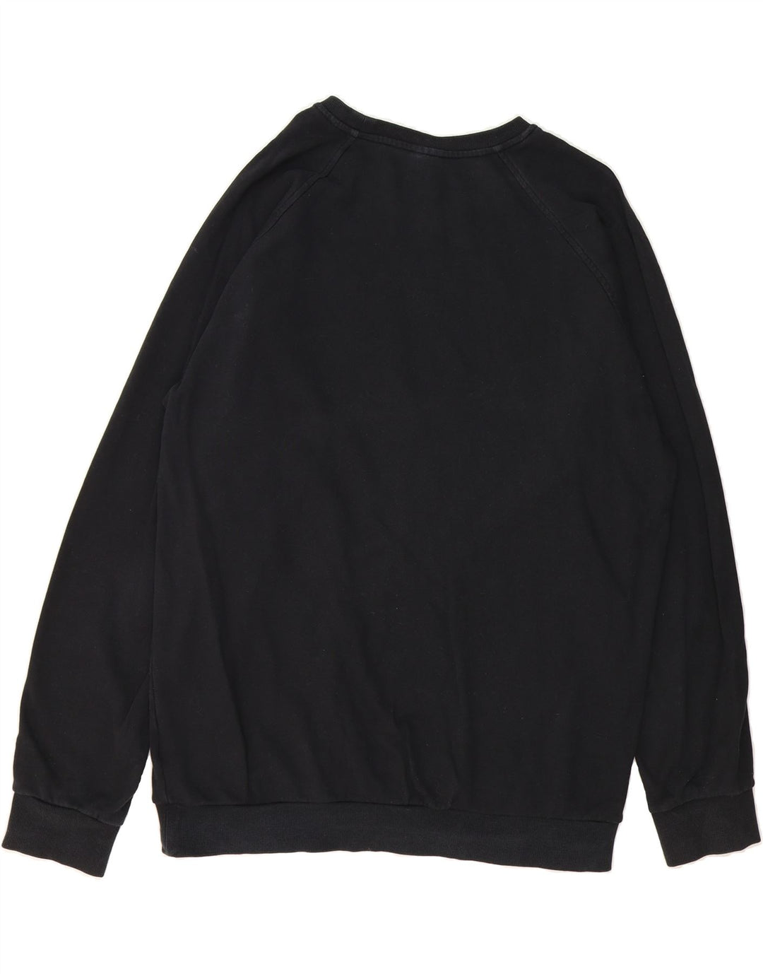 REEBOK Mens Graphic Sweatshirt Jumper XL Black Cotton Vintage Reebok and Second-Hand Reebok from Messina Hembry 
