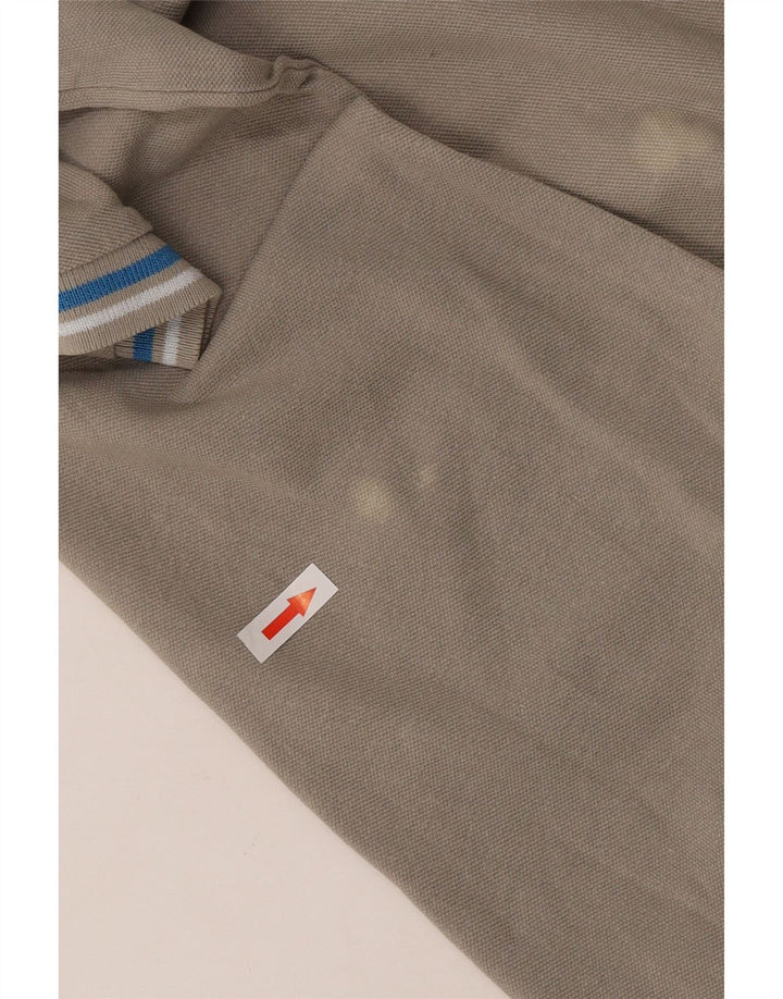 Tricou polo pentru bărbați Kappa, gri mediu