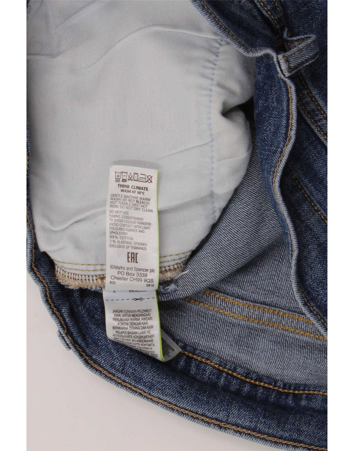 Marks & Spencer Pantaloni scurți din denim pentru bărbați, mediu W32, bumbac albastru