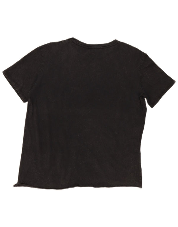 Tricou Vintage pentru femei Top UK 14 Large Negru