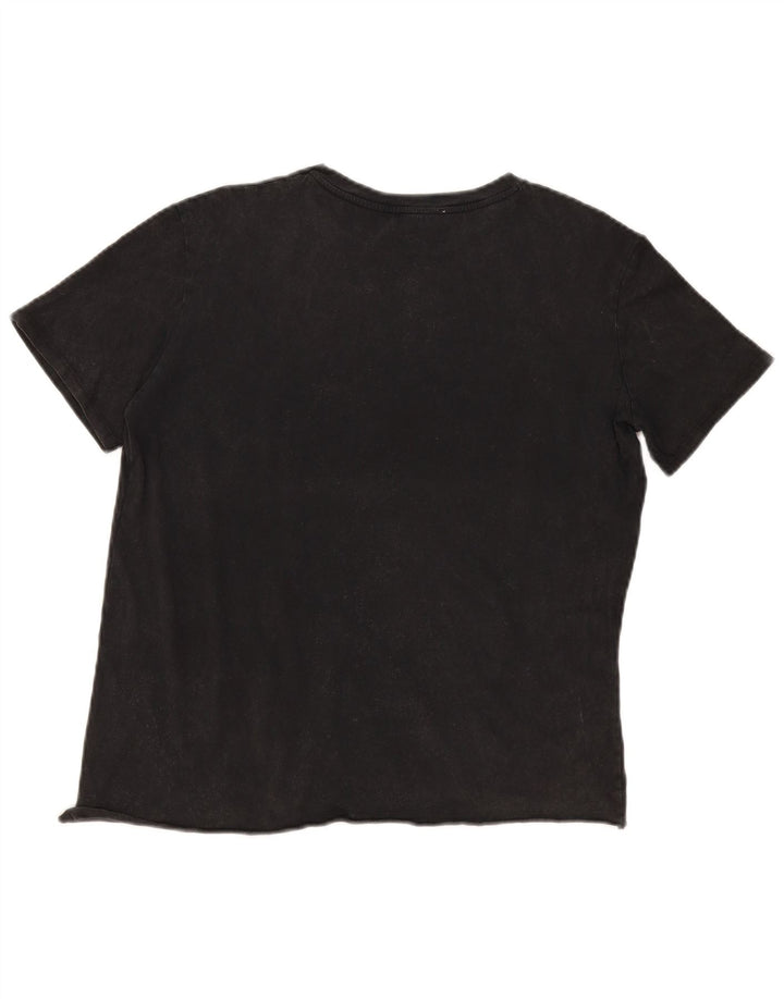 Tricou Vintage pentru femei Top UK 14 Large Negru