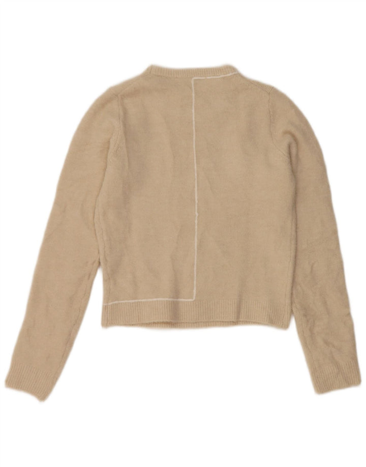 Pulover pentru damă Zara, cu gât turnut, UK 10 Mic Bej