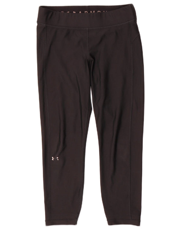 Leggings Under Armour pentru femei Heat Gear Crop UK 14 Large Black