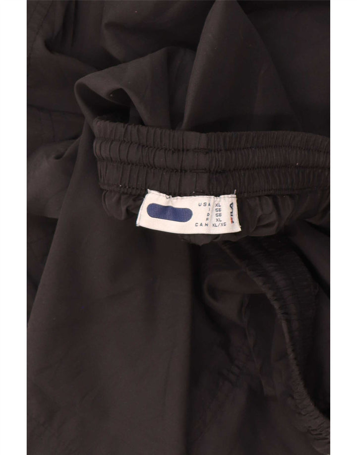 Pantaloni scurți sport Fila pentru bărbați IT 56 XL poliester negru color bloc
