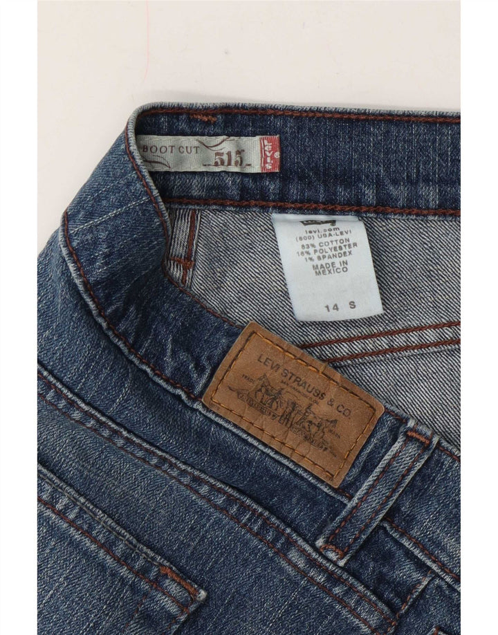Blugi Levi's 515 Bootcut pentru femei US 14 XL W36 L30 Bumbac albastru