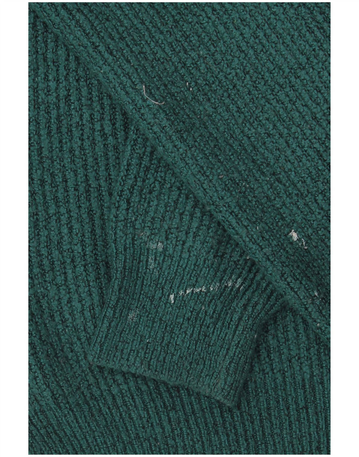 Pulover pentru femei Marks & Spencer cu decolteu triplu UK 12 verde mediu