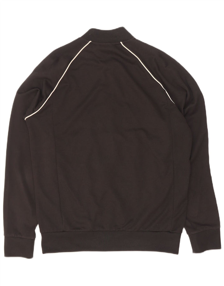 Jachetă de trening pentru bărbați Adidas, mare, negru, poliester bloc de culoare