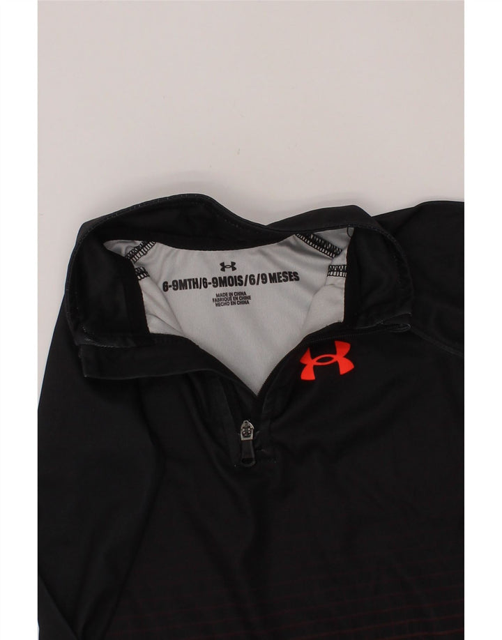 UNDER ARMOUR Pulover pentru copii Baieti Trening Top 6-9 Luni Negru Geometric
