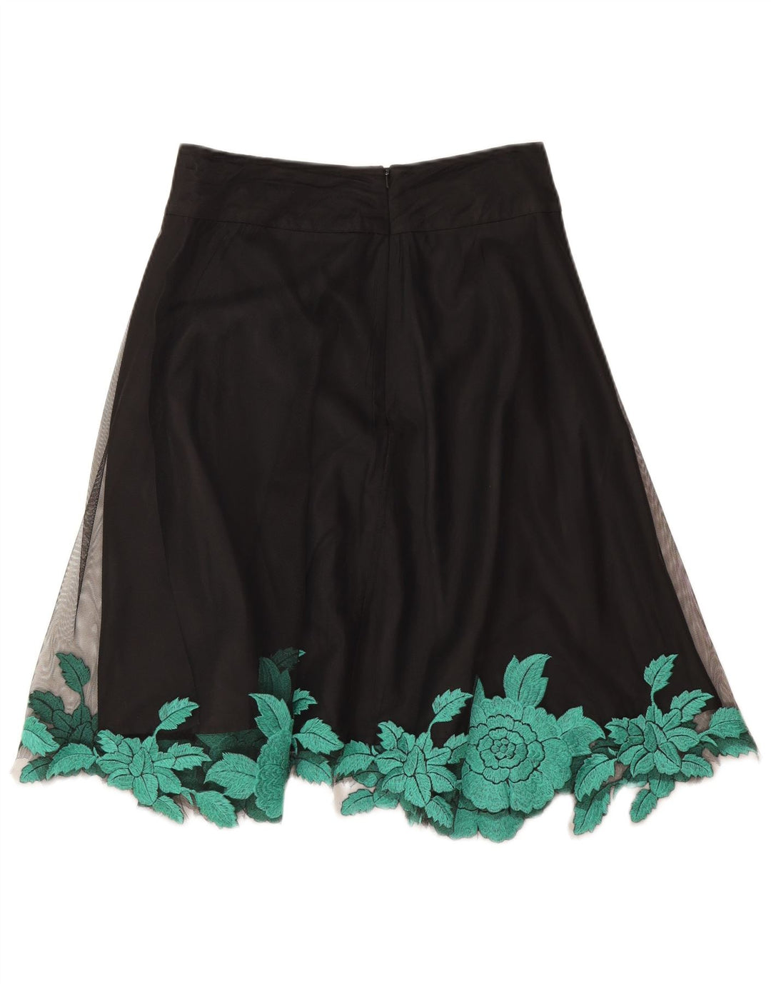 Fusta în formă de A pentru femei Coast W26 Smalll Poliester floral negru
