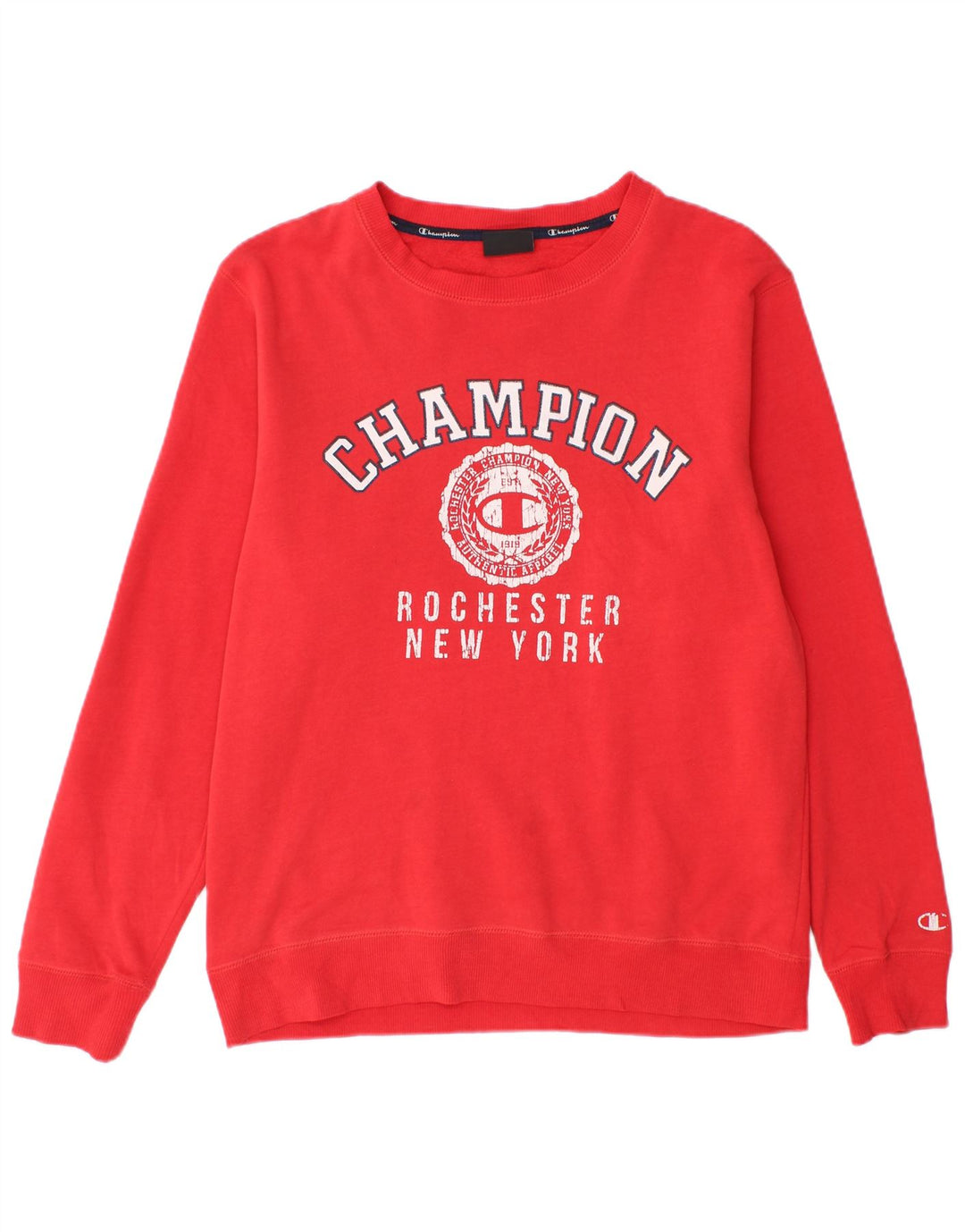 Pulover grafic pentru bărbați Champion Pulover Medium Red Poliester