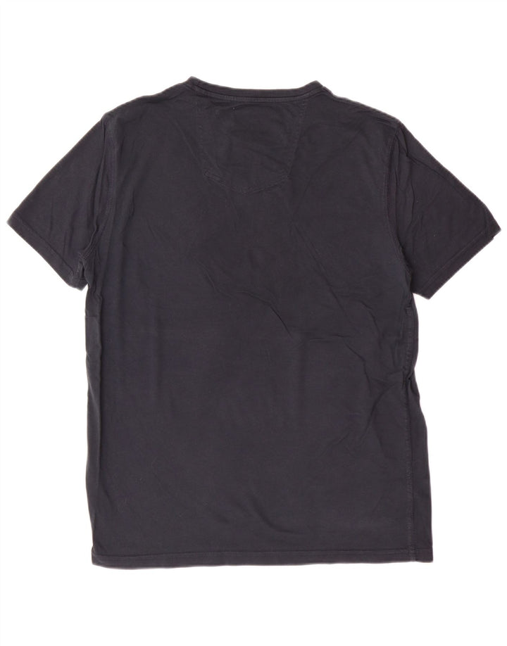 FAT FACE Tricou Bărbați Top Mediu Bleumarin Bumbac