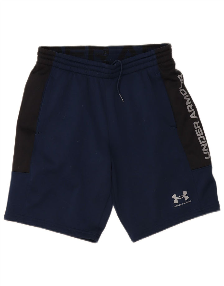 Pantaloni scurți sport grafic pentru băieți UNDER ARMOUR 11-12 ani, mari, albastru