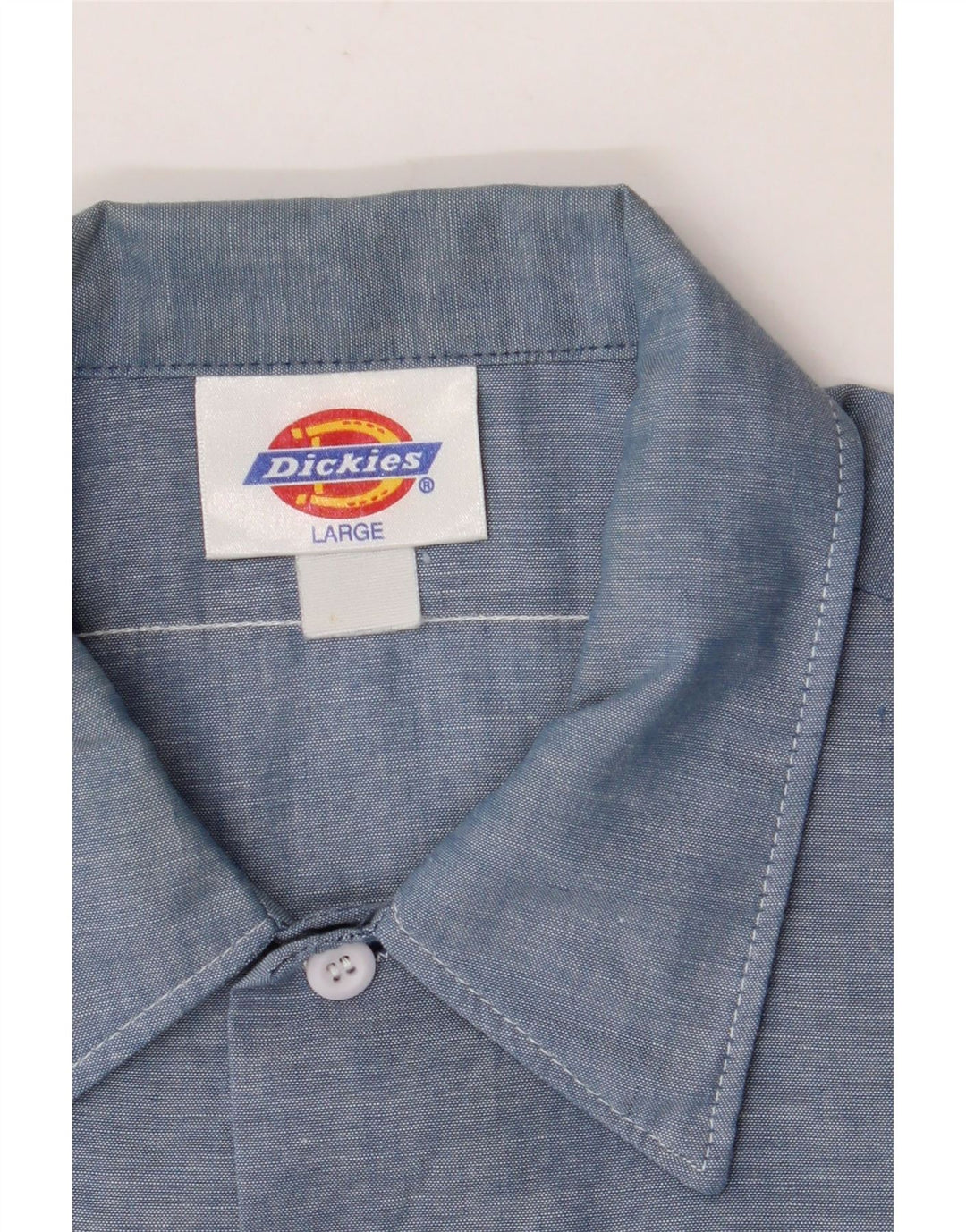 Cămașă cu mânecă scurtă pentru bărbați DICKIES, bumbac albastru mare