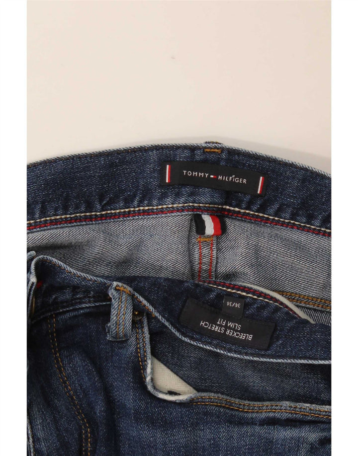 Blugi pentru bărbați Tommy Hilfiger Bleecker Slim W34 L34 Albastru