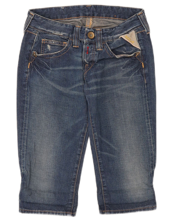 Pantaloni scurți din denim pentru femei Replay W24 XS Bumbac albastru