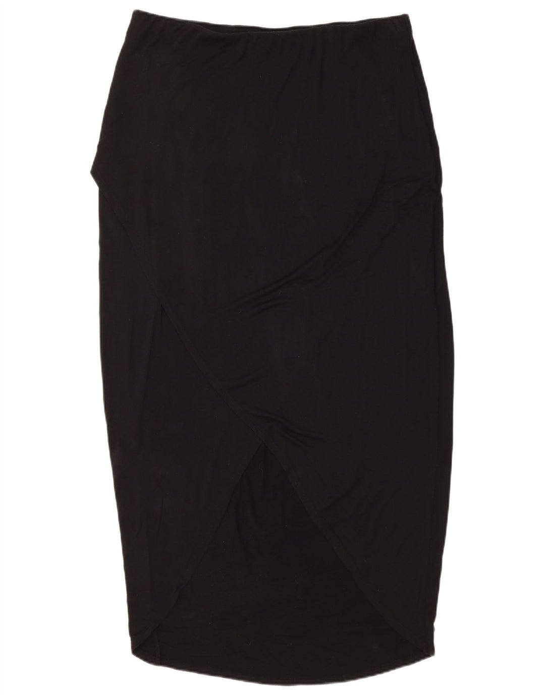 Fusta midi Mossimo pentru femei cu talie înaltă mare W34 Rayon negru
