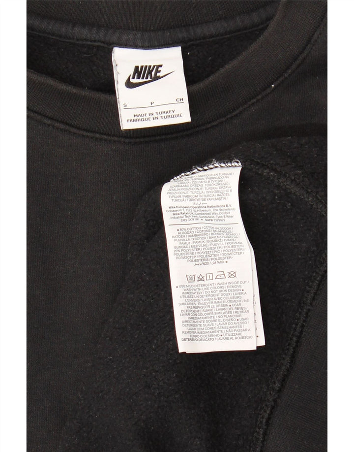 Hanorac grafic pentru bărbați NIKE Pulover mic, negru, bumbac