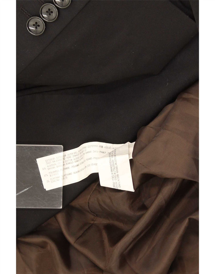 Blazer pentru bărbați Zara cu 2 nasturi EU 54 XL bumbac negru