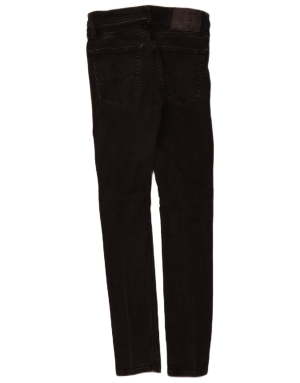 Blugi pentru bărbați Jack & Jones Liam skinny W28 L30 bumbac negru