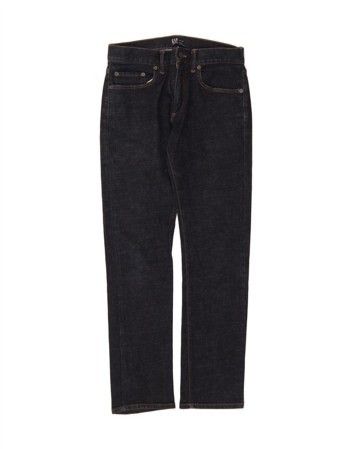 GAP Womens Slim Jeans W30 L32 Navy Blue Cotton Vintage Gap and Second-Hand Gap from Messina Hembry 