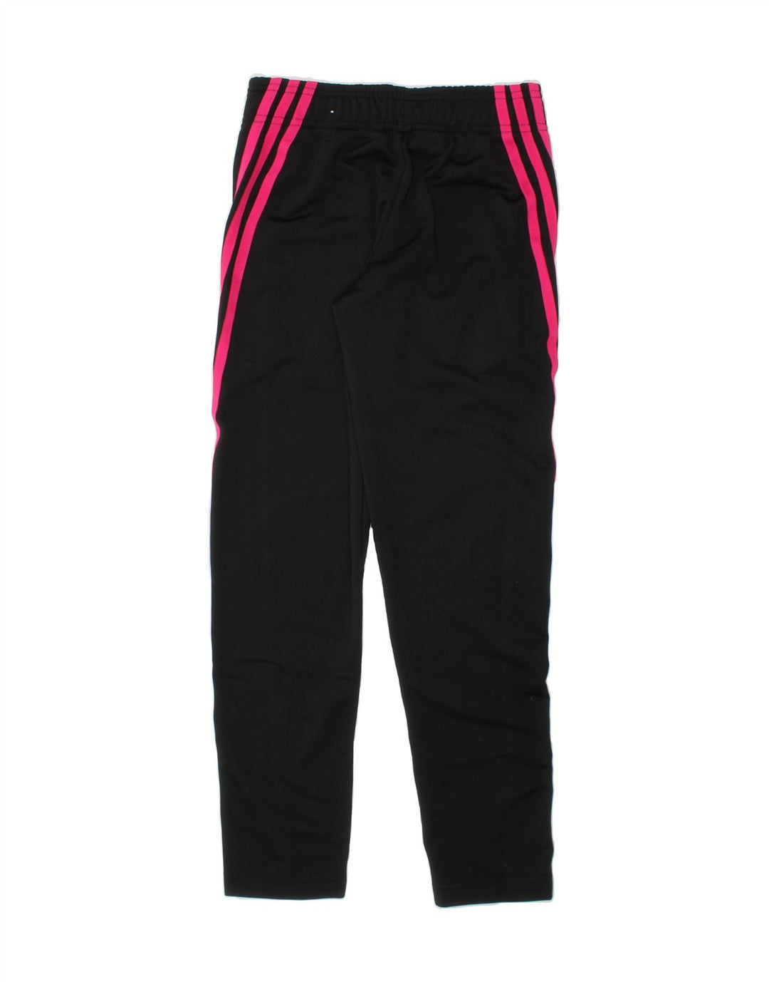 ADIDAS Girls Tracksuit Trousers 9-10 Years  Black Polyester Vintage Adidas and Second-Hand Adidas from Messina Hembry 