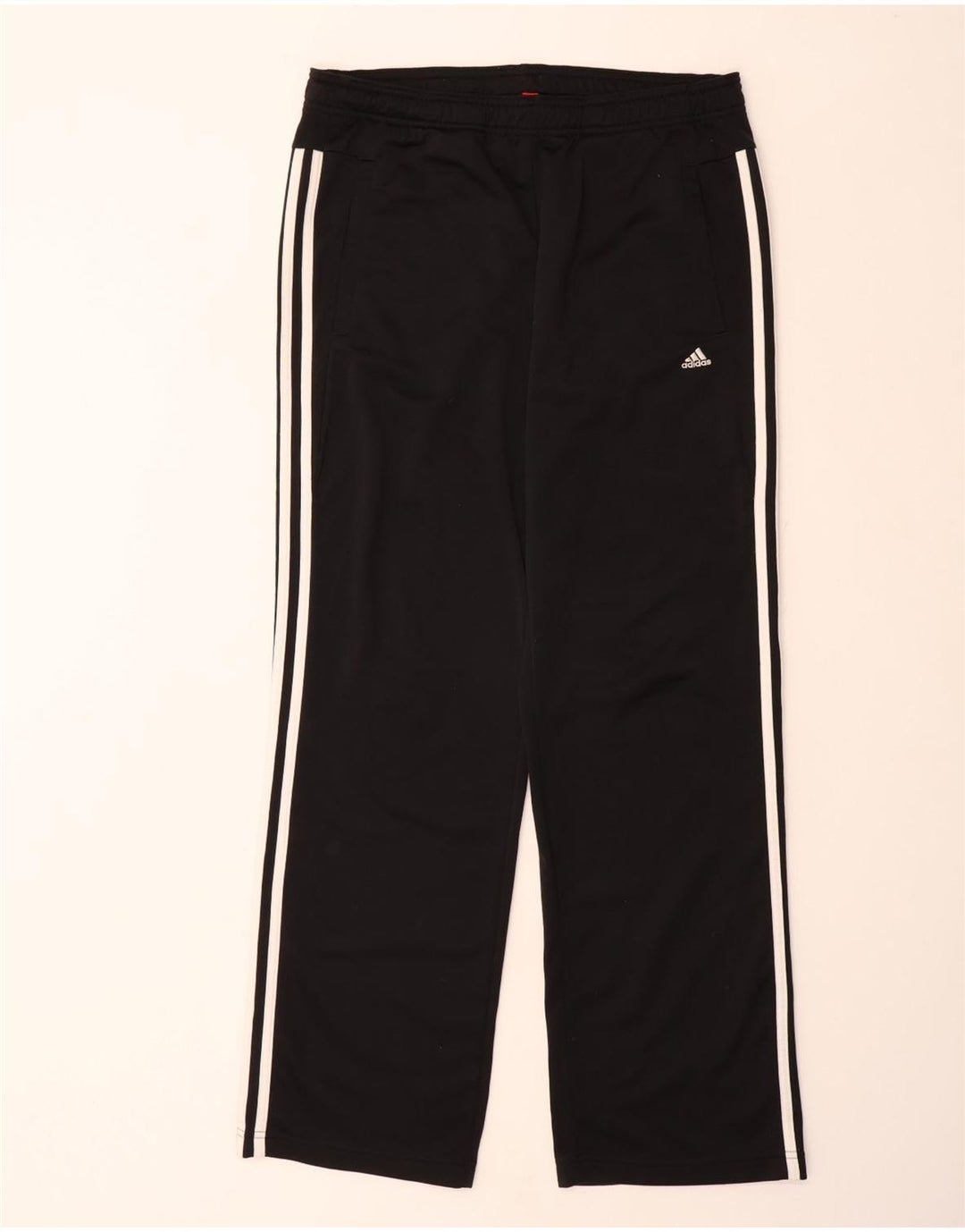 Pantaloni de trening ADIDAS pentru baieti 15-16 ani poliester negru
