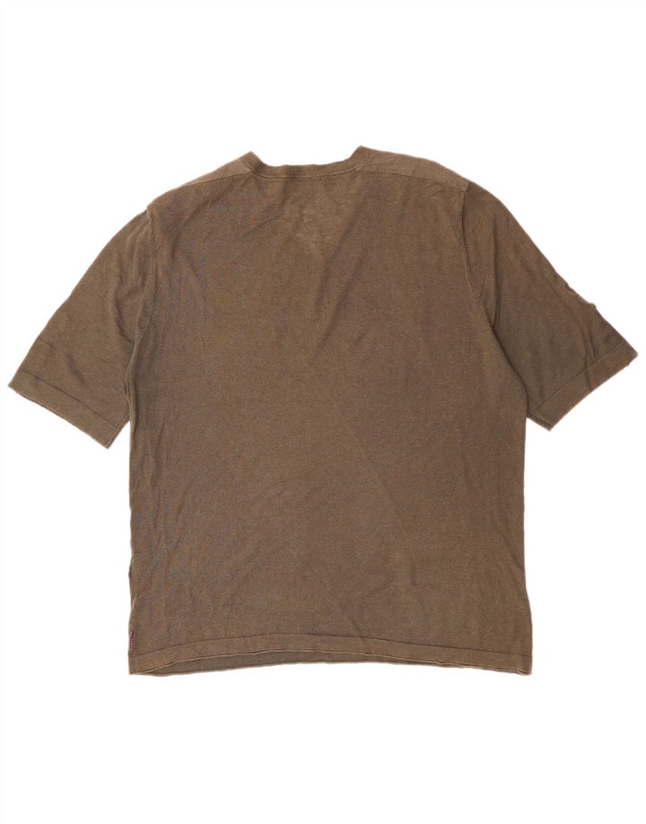 TED BAKER Tricou pentru bărbați Mărimea 6 2XL Bumbac kaki