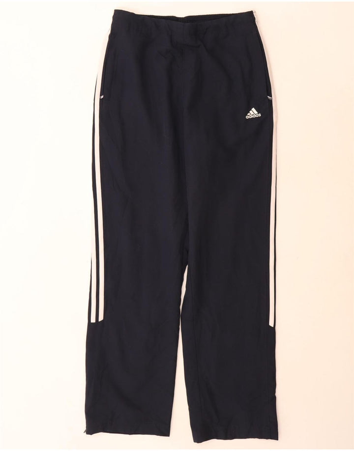 Pantaloni de trening Adidas pentru femei UK 12 Medium Bleumarin Poliester