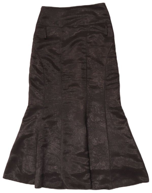 Fusta de damă vintage tip sirenă cu talie înaltă EU 38 Medium W24 Poliester negru