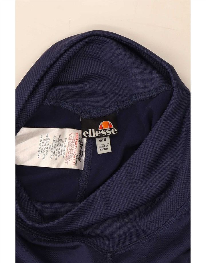 Leggings cu grafica pentru femei Ellesse UK 8, poliester, albastru marin mic