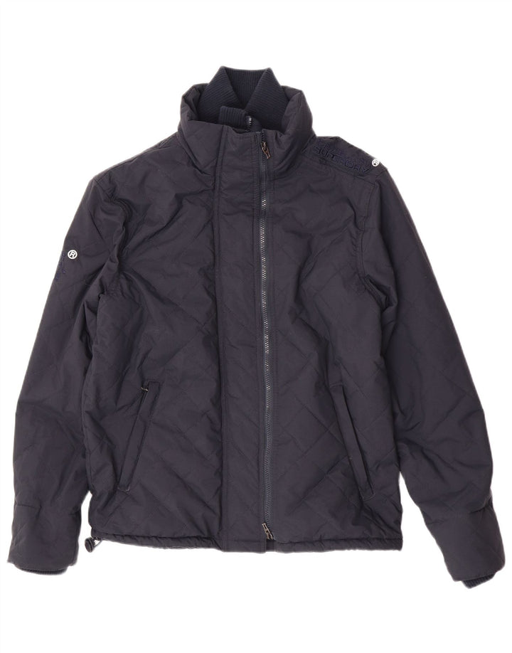 Jachetă căptușită pentru bărbați Superdry UK 38 Medium Navy Blue Marine