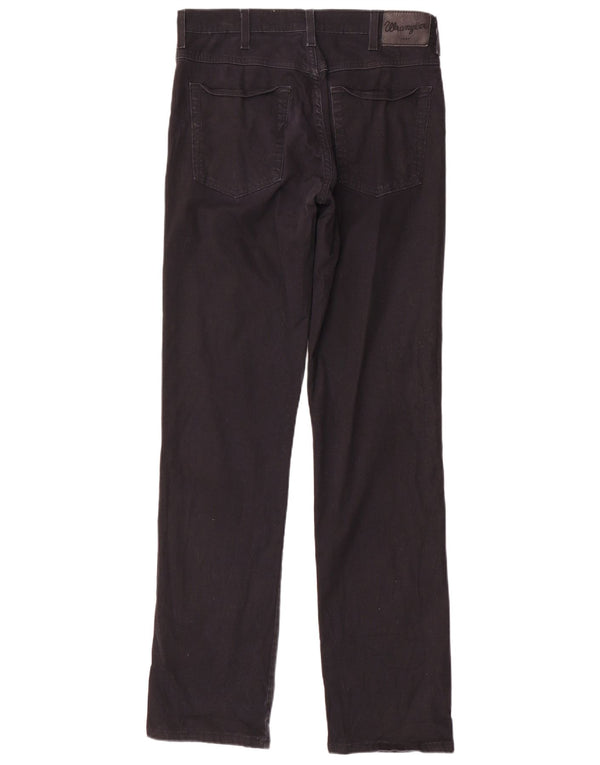 Pantaloni casual drepti pentru bărbați Wrangler Arizona W33 L34 bumbac negru