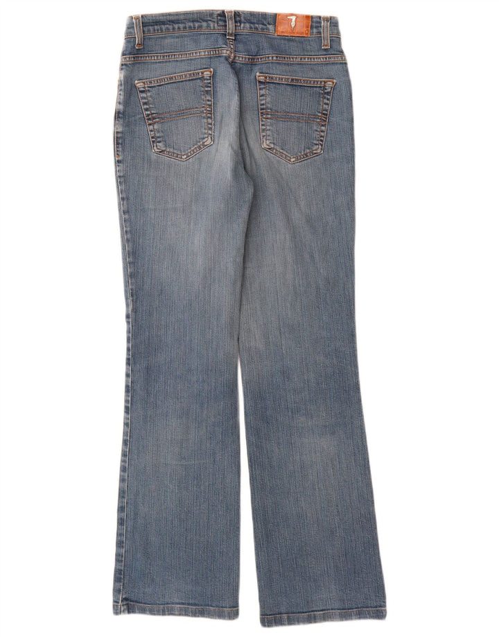 Trussardi Jeans Blugi Bootcut Femei W27 L30 Bumbac Albastru