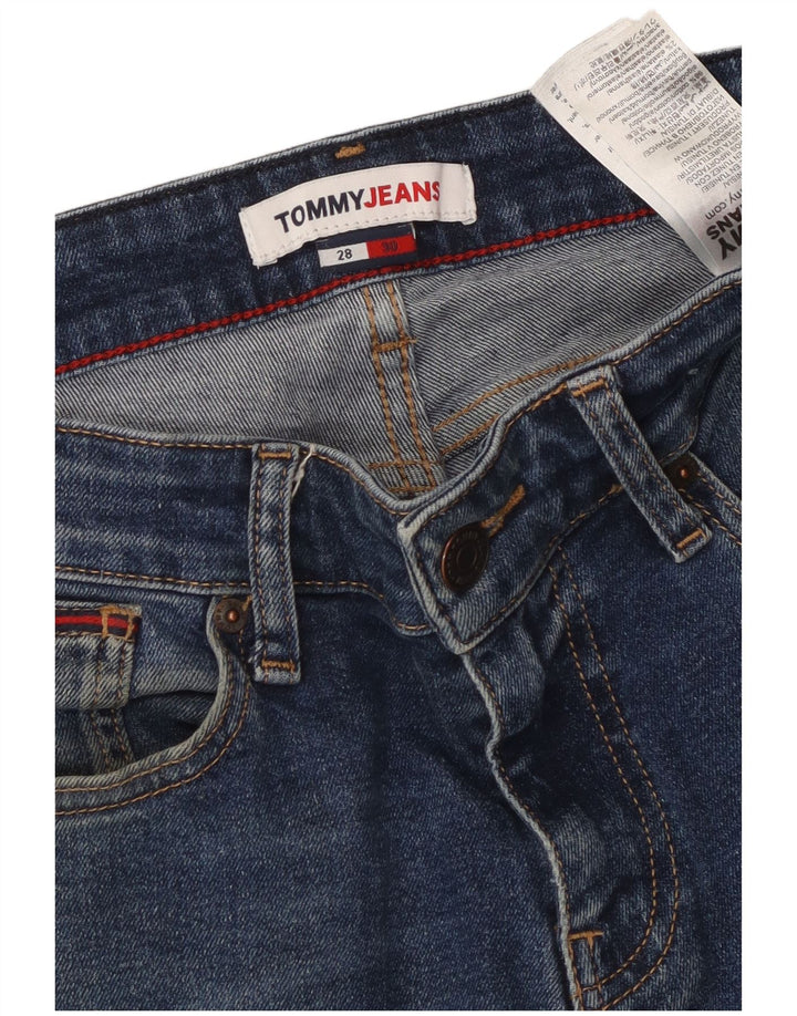 TOMMY HILFIGER Blugi slim pentru bărbați W28 L30 Bumbac albastru