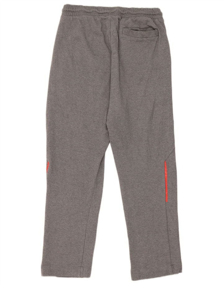 Pantaloni de trening grafic pentru bărbați Hugo Boss, bumbac gri mediu