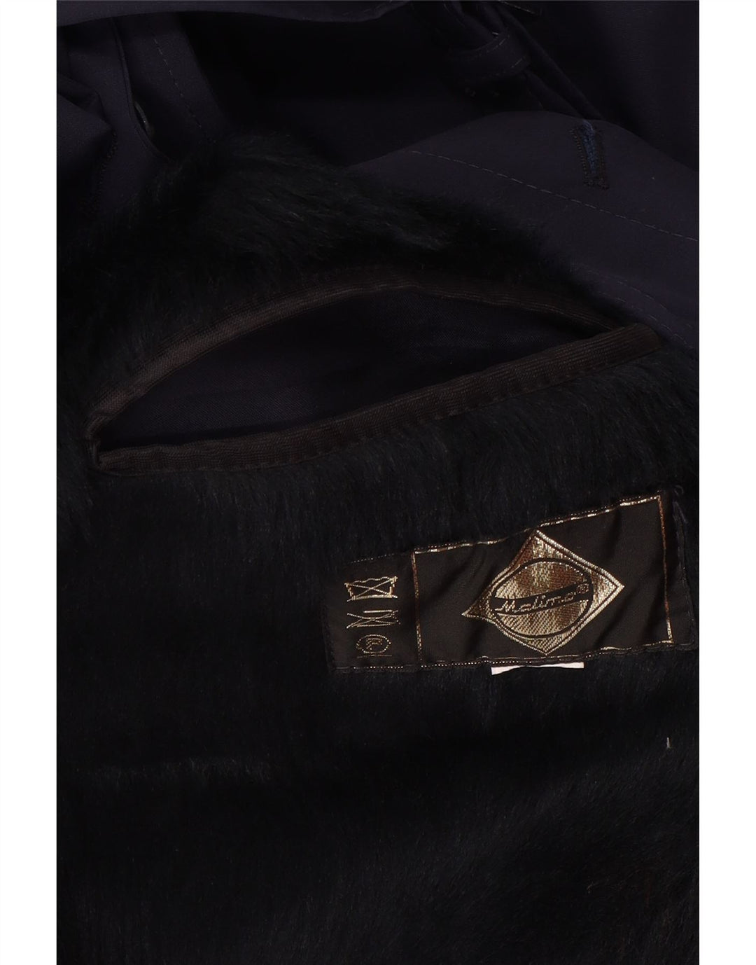 Pardesiu Sherpa pentru bărbați VINTAGE UK 40, mare, bleumarin