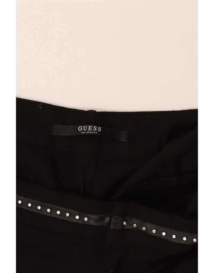 Pantaloni chino slim pentru femei Guess UK 16 Large Black