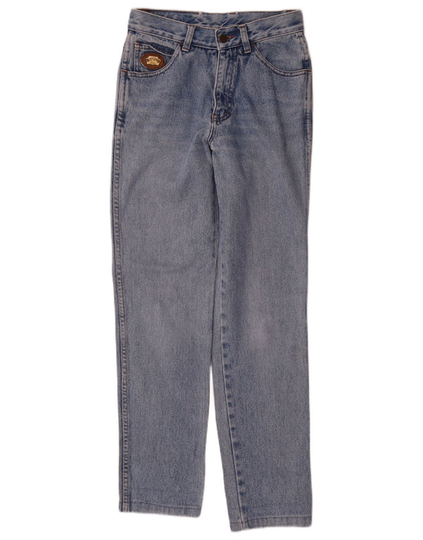 Blugi slim dama vintage W26 L29 bumbac albastru