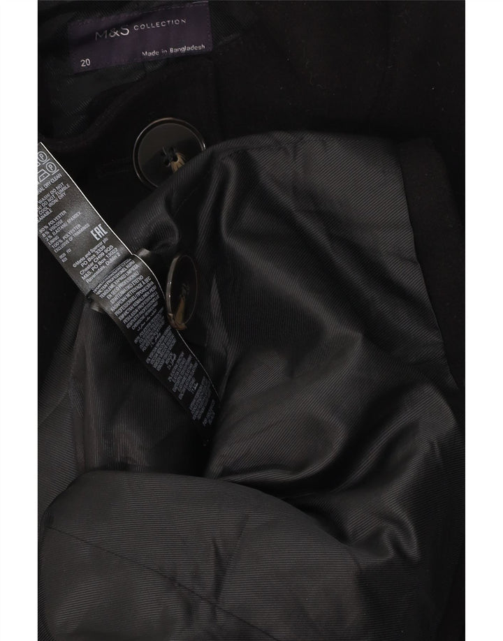 Palton pentru femei Marks & Spencer UK 20 2XL Poliester negru