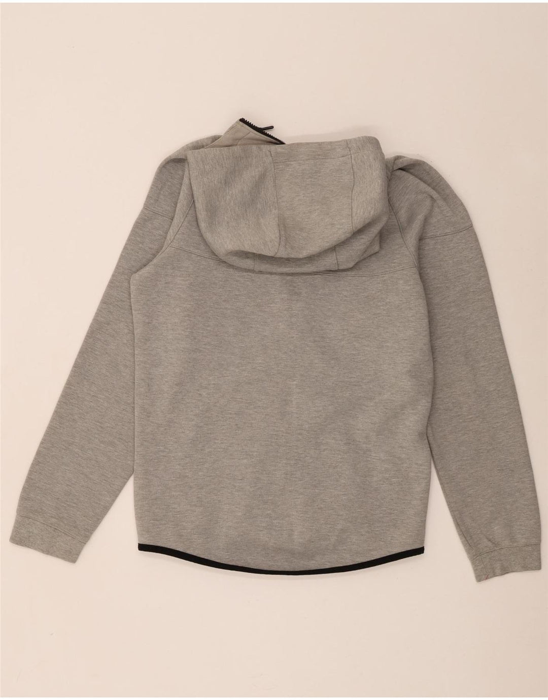 Pulover Nike pentru bărbați, cu fermoar, bumbac, gri mic