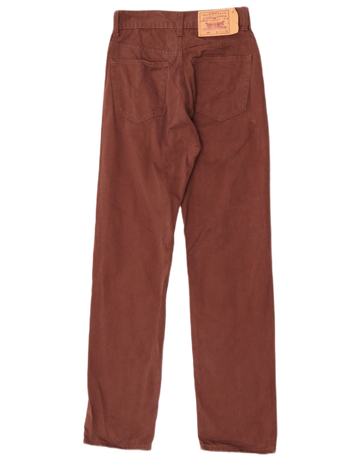 Blugi drepti 501 pentru femei Levi's W29 L32 bumbac maro
