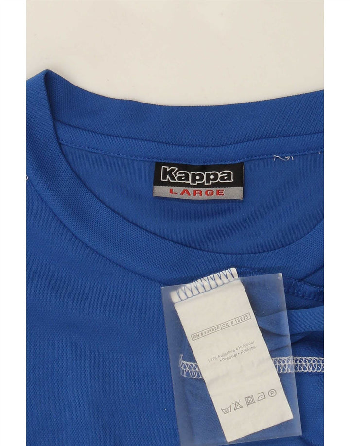 Tricou grafic pentru bărbați Kappa Top mare poliester albastru