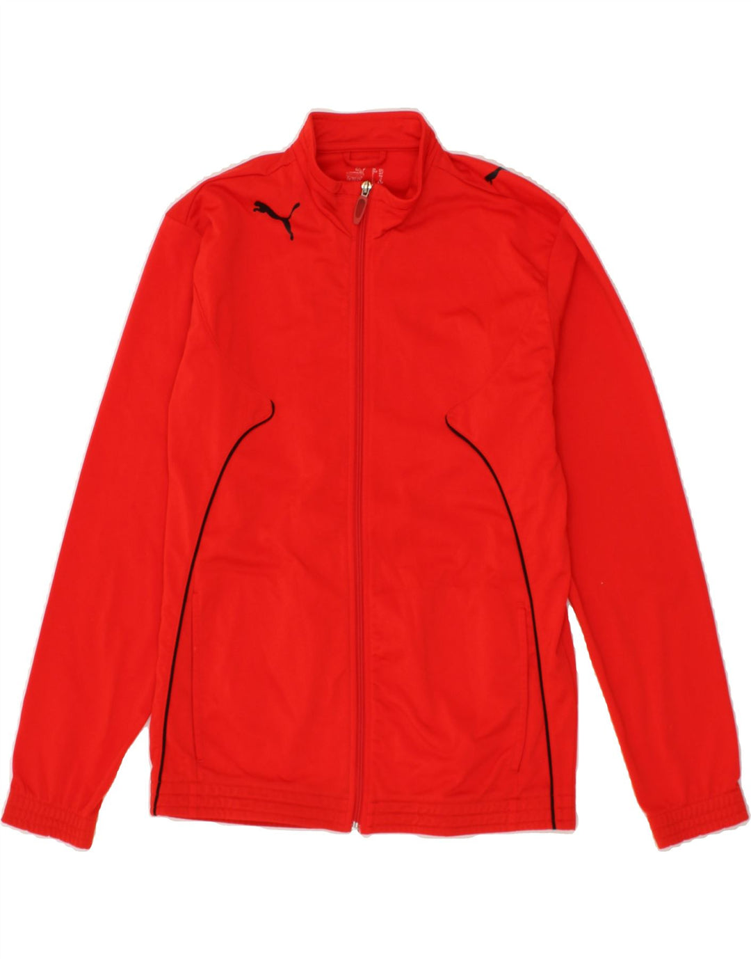 PUMA Mens Tracksuit Top Jacket Medium Black Polyester Vintage Puma and Second-Hand Puma from Messina Hembry 