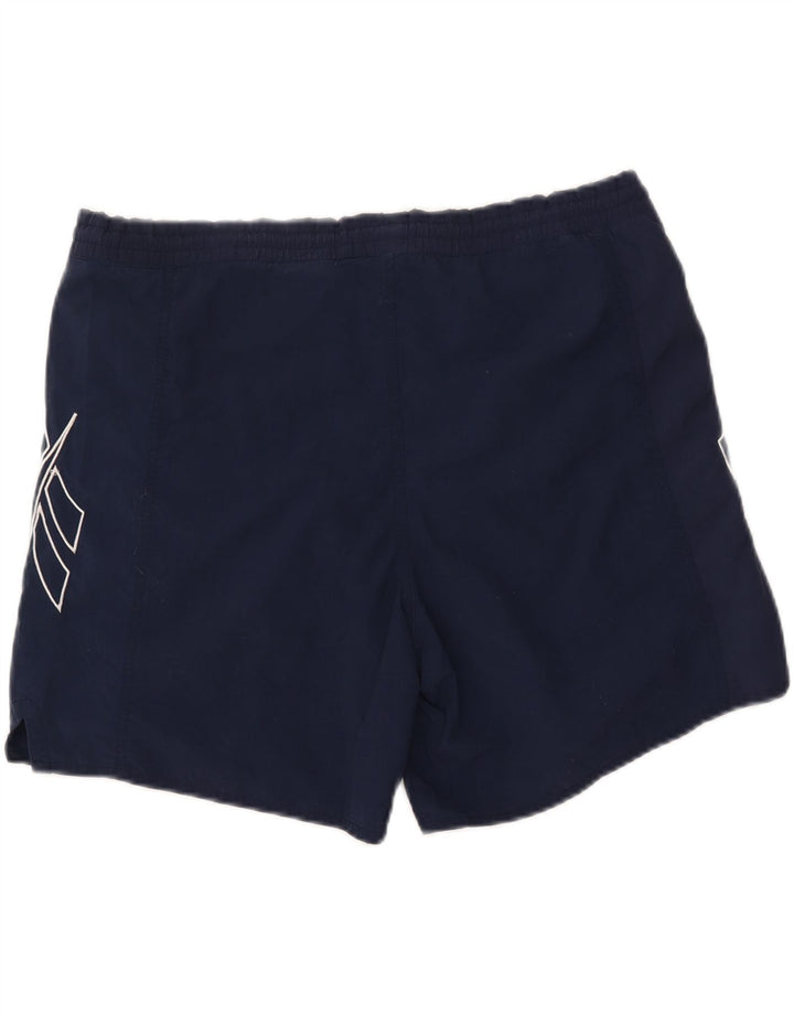 Pantaloni scurți de înot grafic pentru bărbați Reebok, poliester mediu albastru