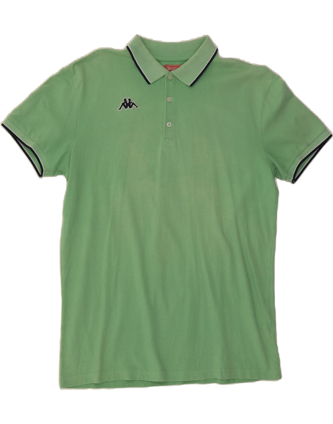 KAPPA Mens Polo Shirt 2XL Green Cotton Vintage Kappa and Second-Hand Kappa from Messina Hembry 