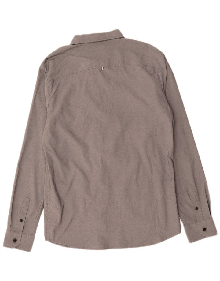 Cămașă pentru bărbați Oakley Slim Fit Poliester gri mediu