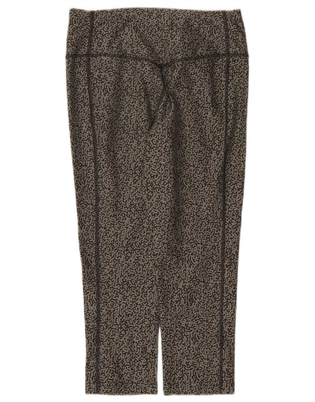 Leggings Capri Nike Dri Fit pentru femei, cu model abstract, UK 10, gri mic