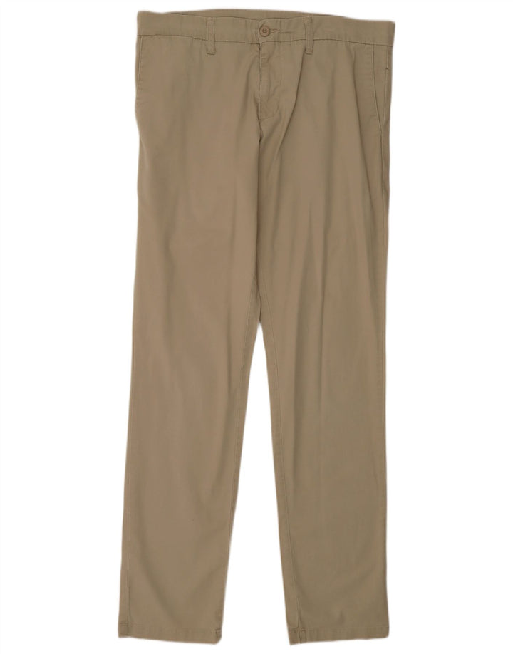 Pantaloni chino slim pentru bărbați CARHARTT L33 L34 bumbac bej