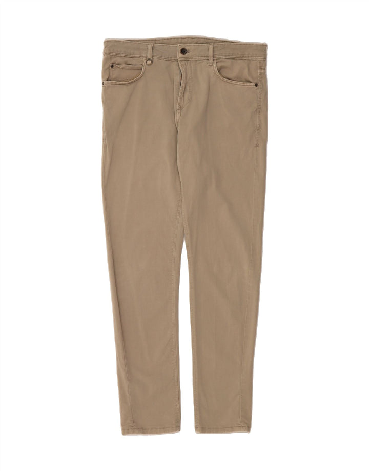 ZARA Mens Slim Casual Trousers EU 40 Medium W31 L32 Beige Vintage Zara and Second-Hand Zara from Messina Hembry 